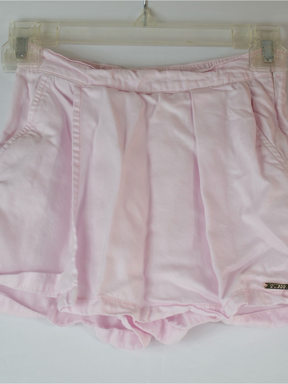 Guess Ballet Pink Tencel Poplin Skirt Shorts Skort Girls Size 7